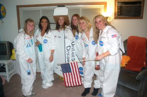 Awkward Astronaut Family Photo